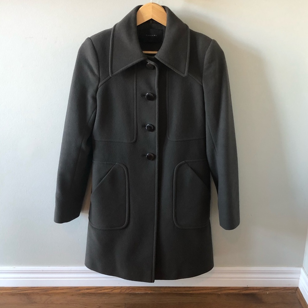 Wool coat by Tahari
